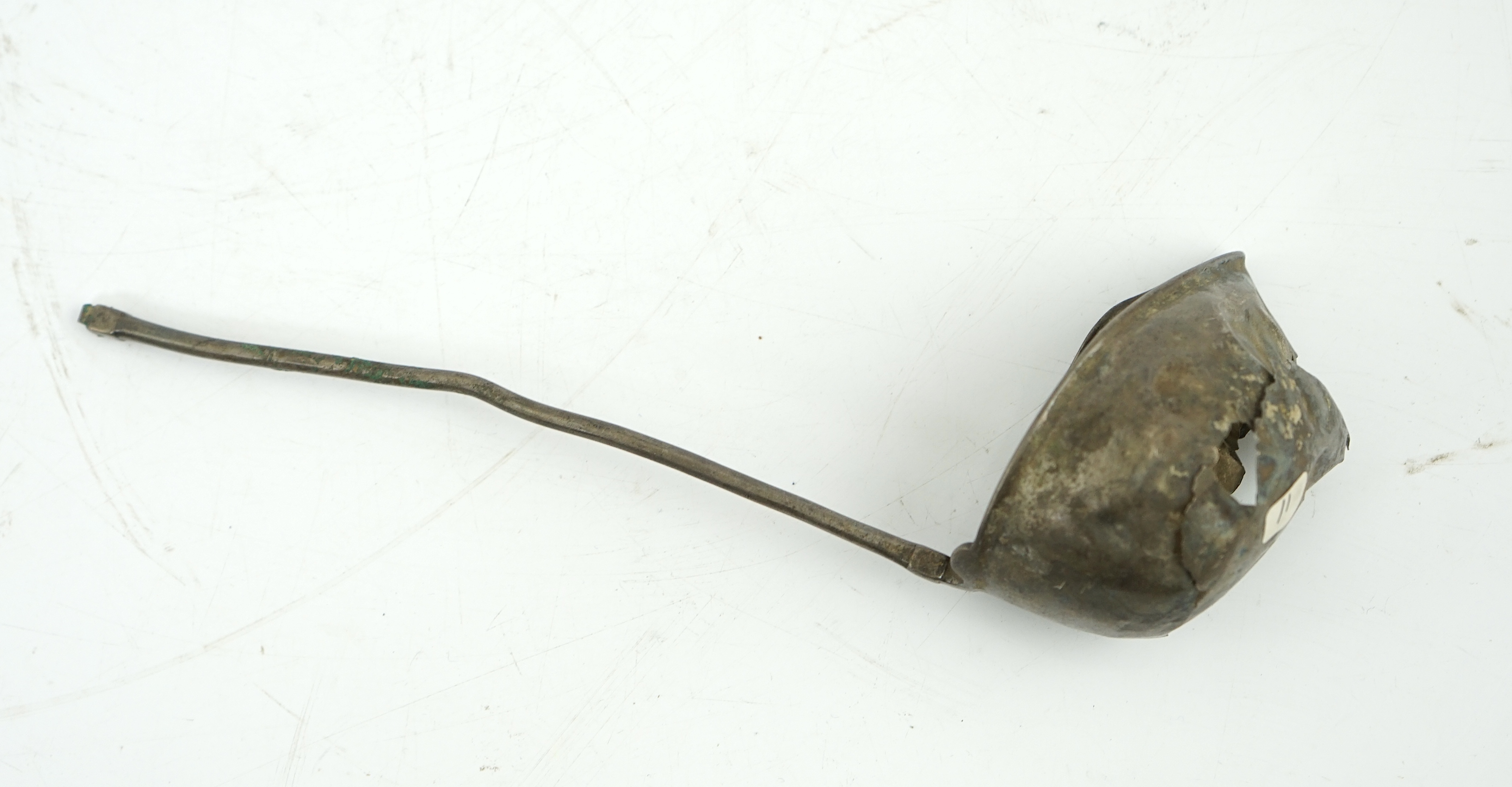 A silver ladle, Roman or Gandhara, c. late 1st century BC - early 1st century A.D.
